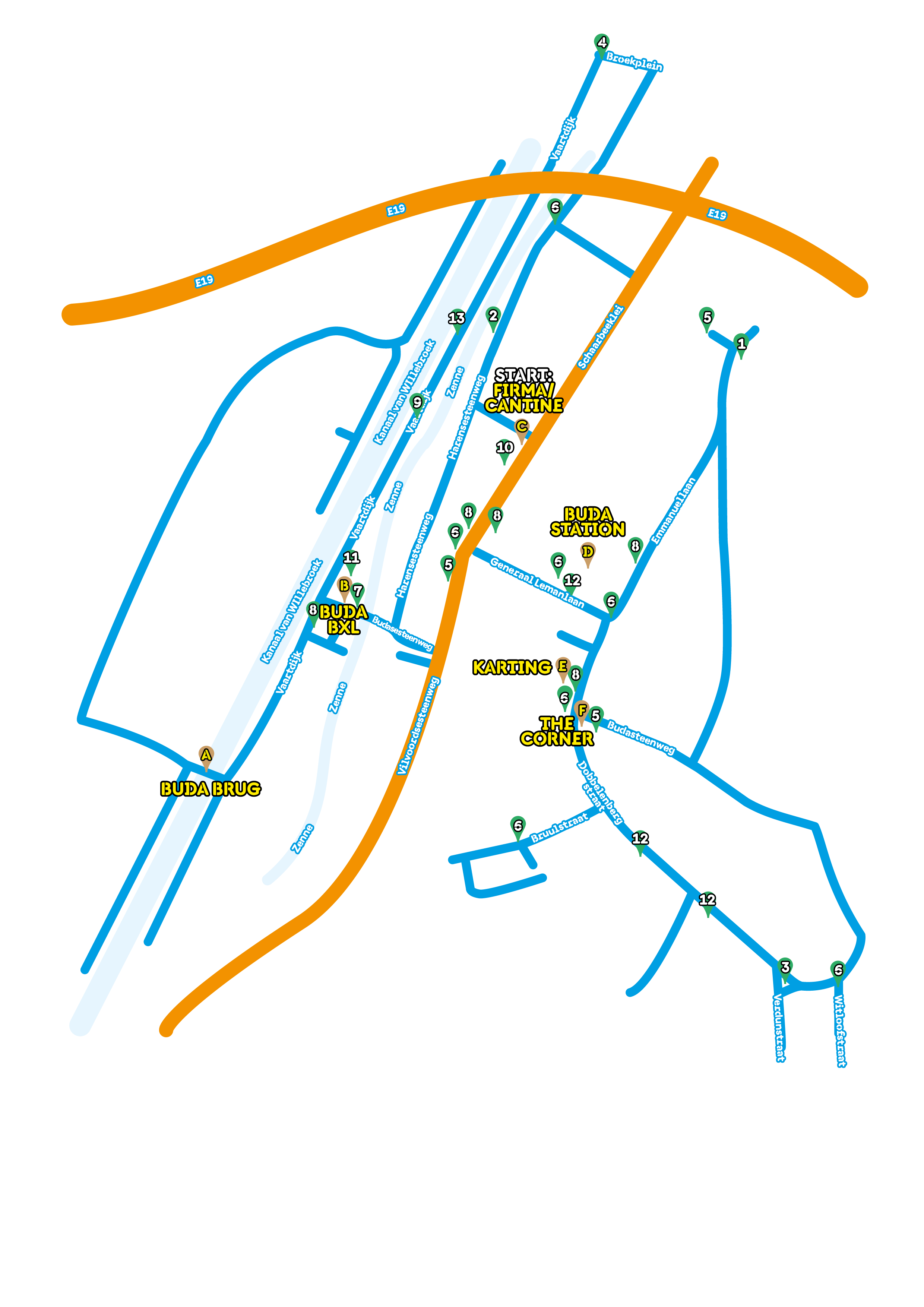 Borbder BUDA Map